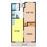 広瀬ビル 2DKの間取り