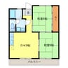 広瀬ビル 2DKの間取り