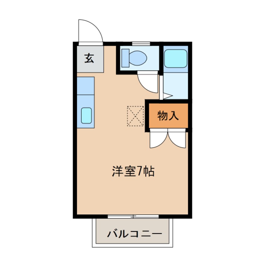 間取図 ロイヤル石榑Ⅱ