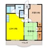 コンフォース　(薮田東) 2LDKの間取り
