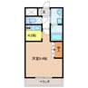 ＢＬＵＥ　ＢＯＳＳ 1Kの間取り