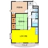 グランチェスタ４３ 2LDKの間取り
