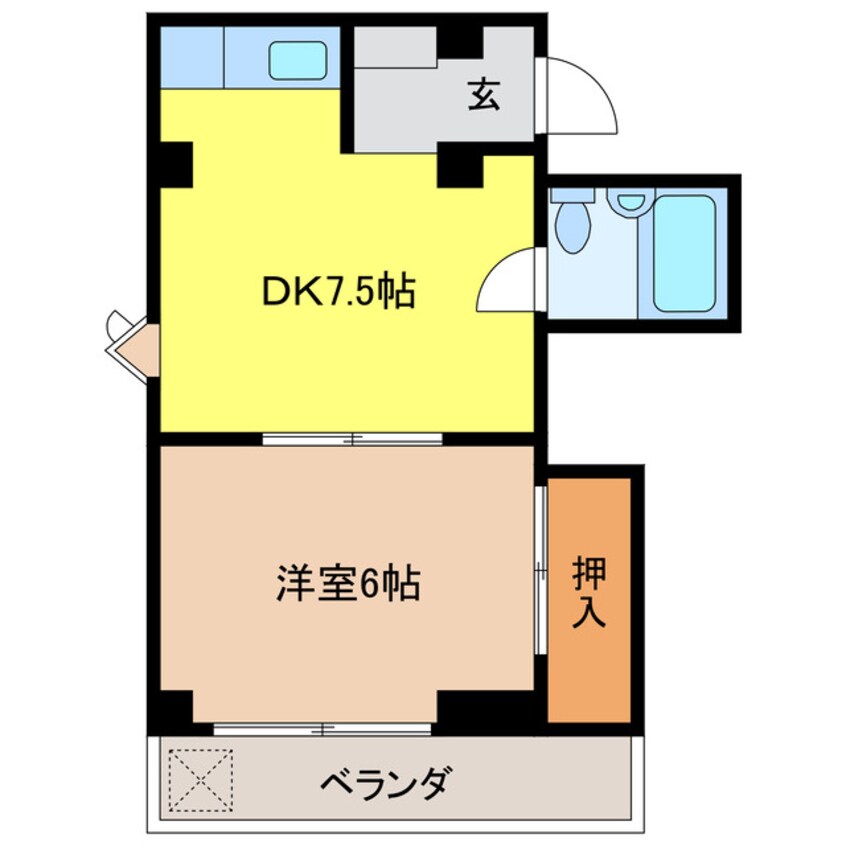 間取図 ハイツ５３５