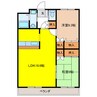エイレーネ 2LDKの間取り