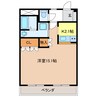 ミラーアイランド　ＧⅡ 1Kの間取り