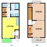 アルテミス 2LDKの間取り