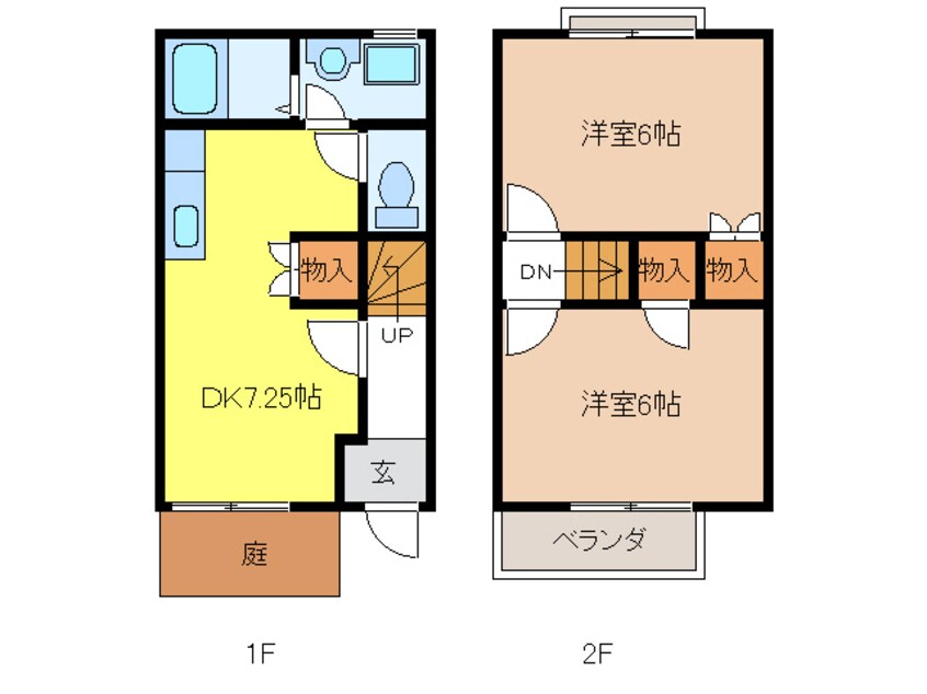 間取図 ＤＵＰＬＥＸ国王６