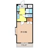 インプレス錦 1Kの間取り