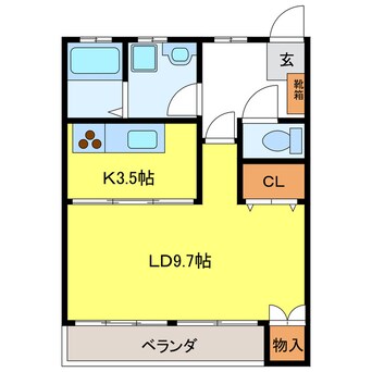 間取図 早苗ビル　西館