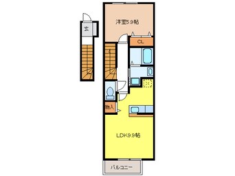 間取図 パルテールⅡ