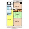 ラ・ミノール 3DKの間取り