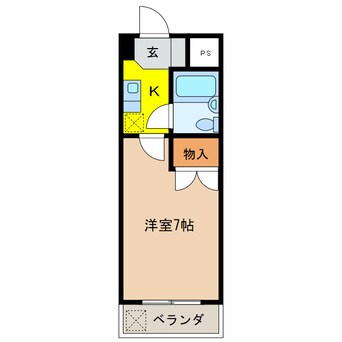 間取図 第二ヴィラあさの