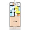 山清ビル 1Kの間取り