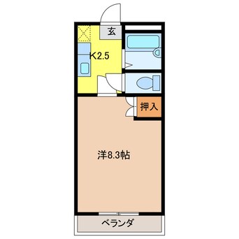 間取図 Ｇハイツ‘97