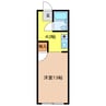ＮＯＡＨ　Ⅲ 1Kの間取り