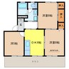 ポート未来 3DKの間取り
