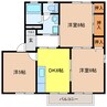 ポート未来 3DKの間取り