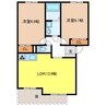 サンローラ　オオヒラ 2LDKの間取り