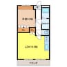 Ｇ・Ｒｅｓｉｄｅｎｃｅ 1LDKの間取り