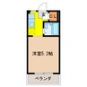 リュースハウス 1Kの間取り