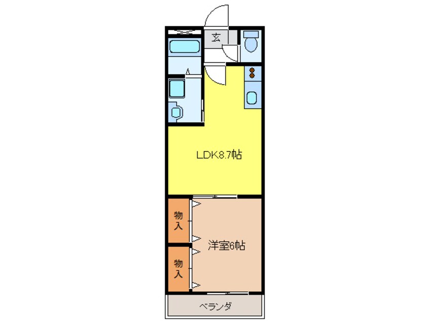 間取図 プリンセスガーデン