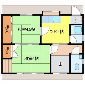 間取図 辻様貸家