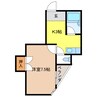 スマイル京和 1Kの間取り