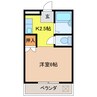 メゾンフェアリー 1Kの間取り