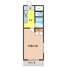 グラヴィーナ 1Kの間取り