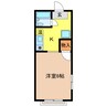 ＫＡＮ０ハイツ 1Rの間取り
