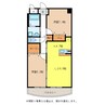 グラシエ 2LDKの間取り