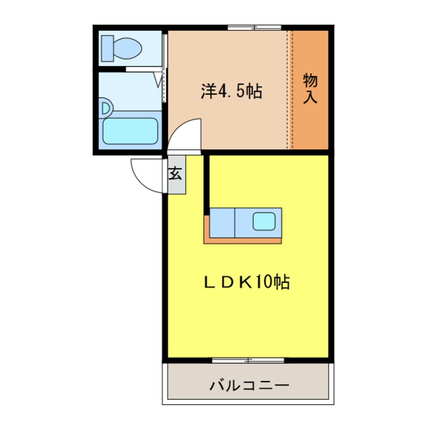 間取図 ＦＬＡＴ-Ｋ４