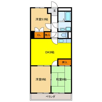 間取図 ハウス城東