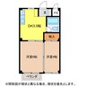 光コーポ 2DKの間取り