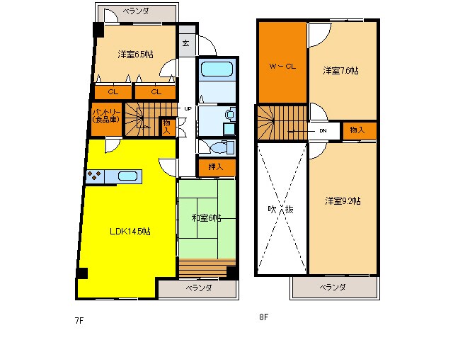 間取り図 プレシャスアカオ