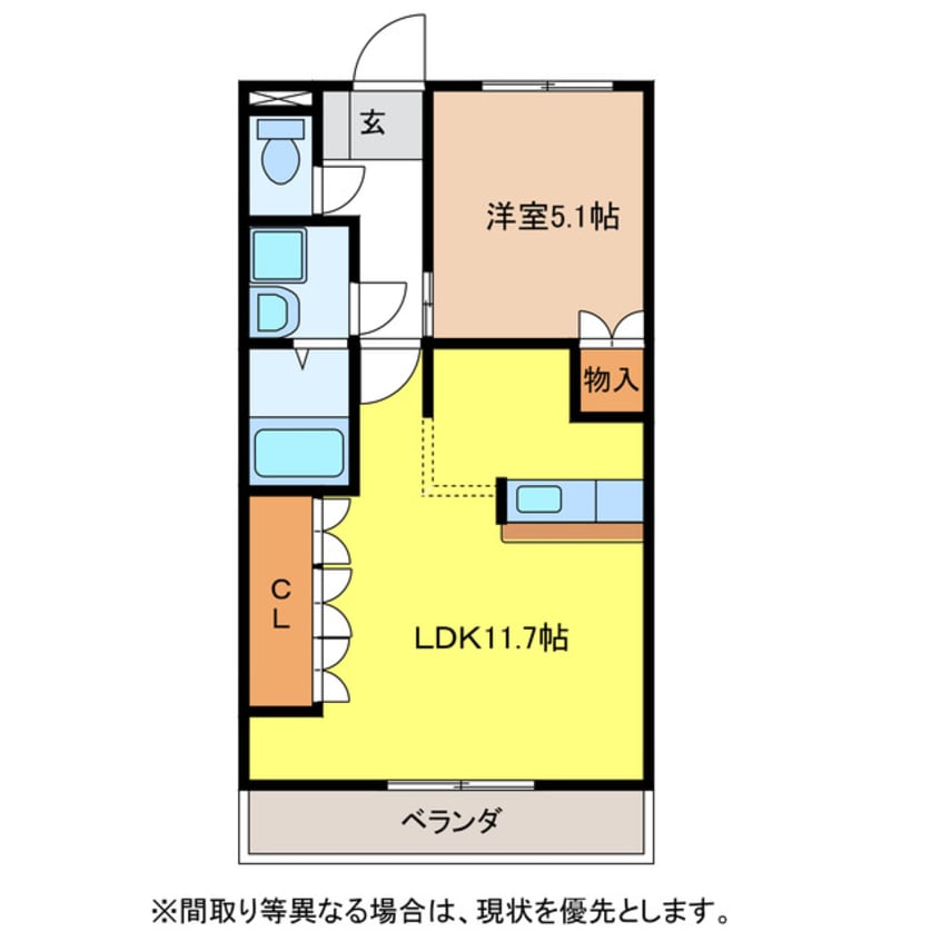 間取図 サザンクロス