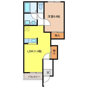 間取図 メゾンセレストＢ棟