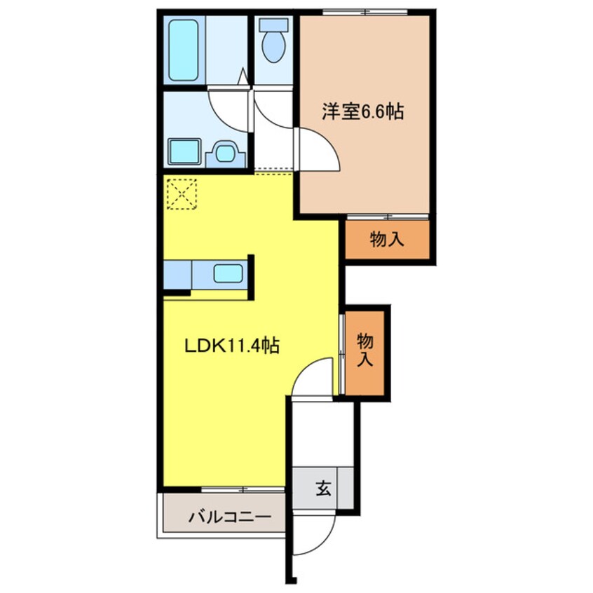 間取図 メゾンセレストＢ棟