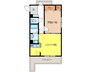Ｔ－Ｂｏｘ　Ｔｏｗｅｒ 1LDKの間取り