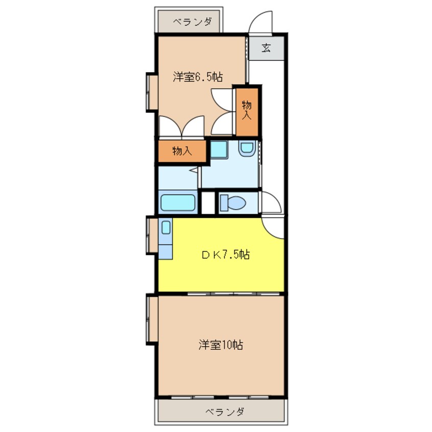 間取図 ラカーサ　アルタ