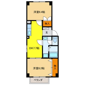 間取図 アビタシオン祈年