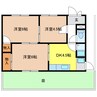 メゾンクレア 3DKの間取り