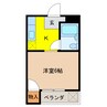アシスト第３岐阜マンション 1Rの間取り