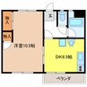 桜通コーポ 1DKの間取り