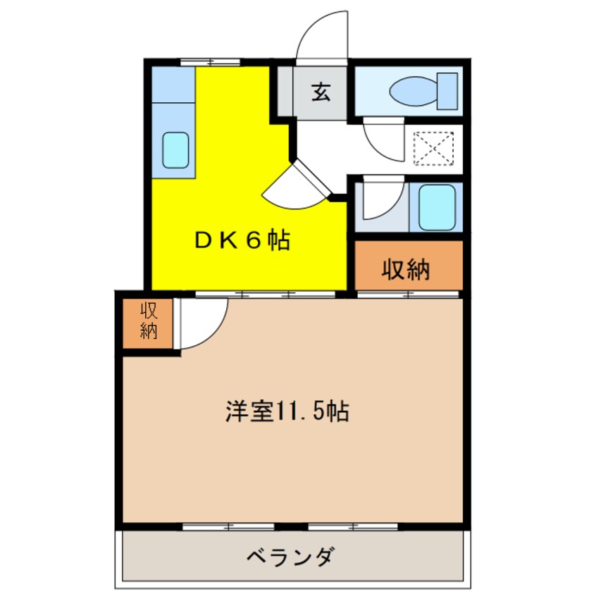 間取図 桜通コーポ