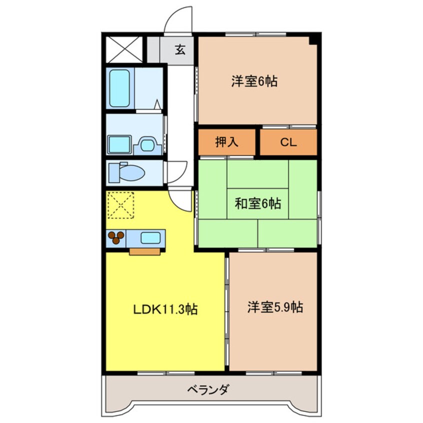 間取図 グラード