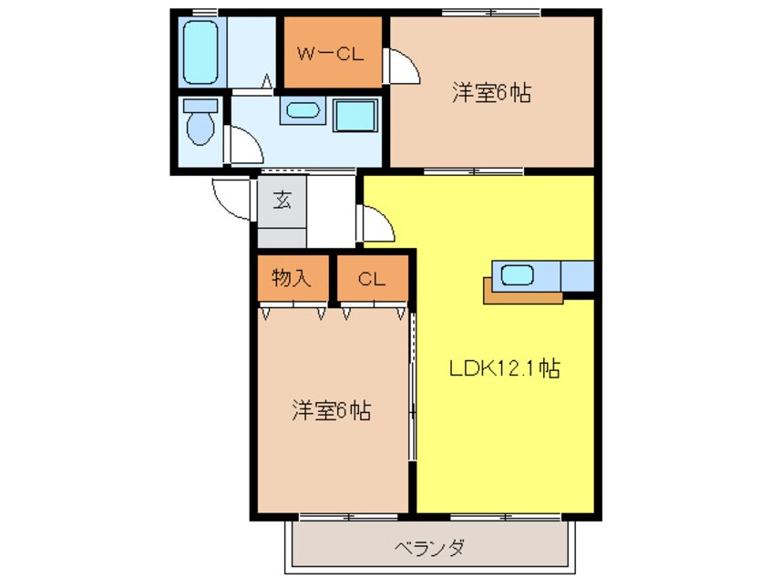 間取図 ガーデンヴィラ