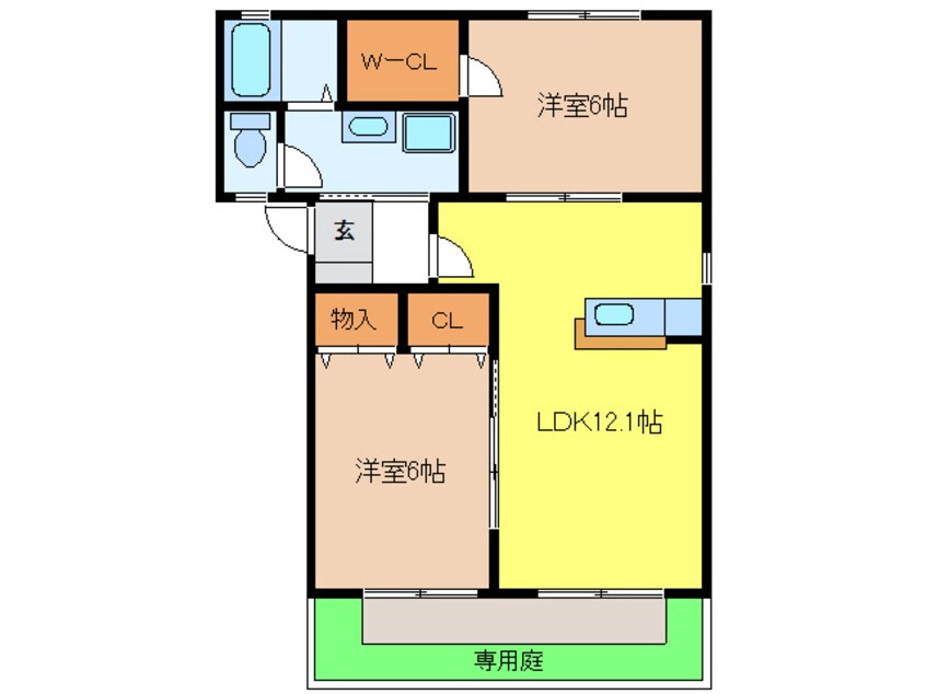 間取図 ガーデンヴィラ