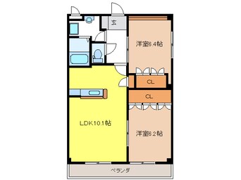 間取図 ハインスハイムⅤ