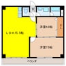 ハイツ元町 2LDKの間取り